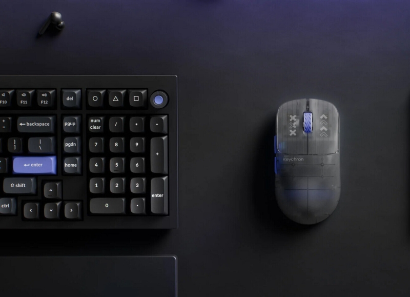 Keychron представила беспроводную игровую мышку G3 весом 44 г с флагманской начинкой