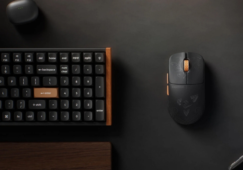 Keychron представила беспроводную игровую мышку G3 весом 44 г с флагманской начинкой