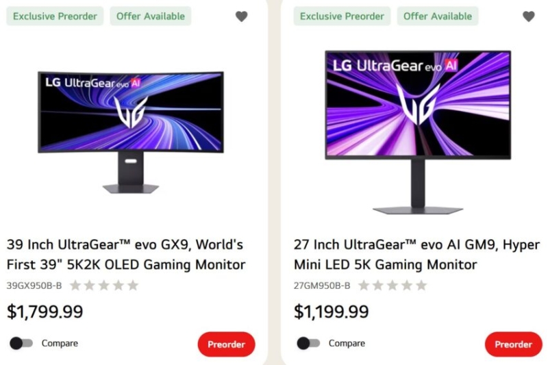 LG оценила 39-дюймовый изогнутый 5K2K OLED-монитор UltraGear evo GX9 в $1799 — поставки начнутся в мае