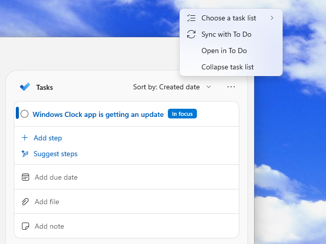 Microsoft встроит ИИ в &laquo;Часы&raquo; в Windows 11 &mdash; и превратит их в приложение для повышения концентрации