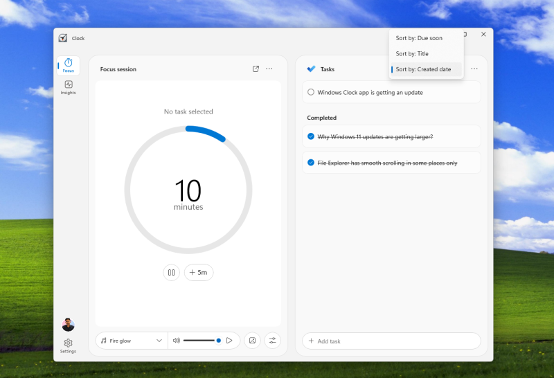 Microsoft встроит ИИ в &laquo;Часы&raquo; в Windows 11 &mdash; и превратит их в приложение для повышения концентрации