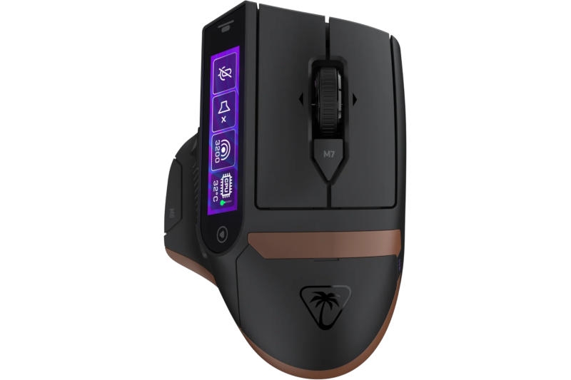 Мышь с 2,25" сенсорным экраном: Turtle Beach представила Command Series MC7 за $160