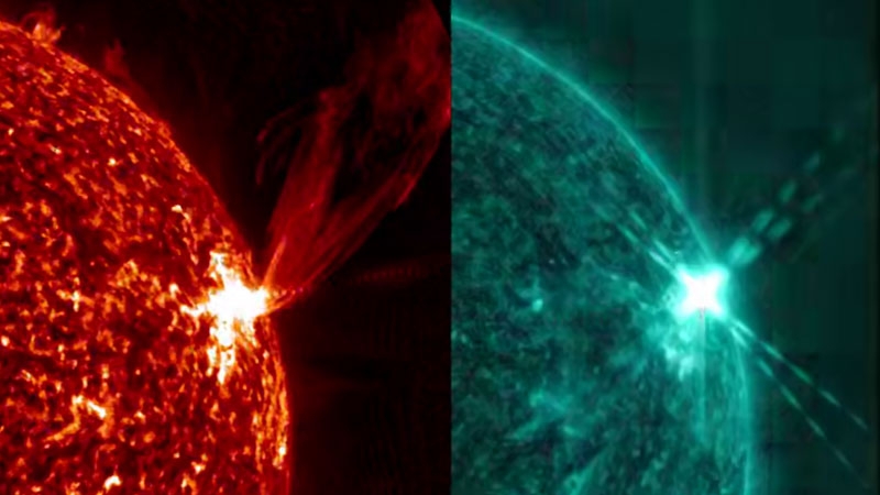 На Солнце зафиксирована вспышка экстремального класса &mdash; вторая по мощности с начала года