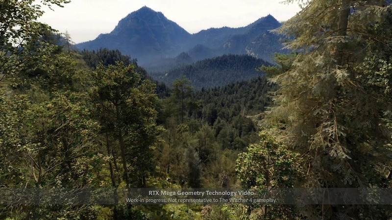 Nvidia показала работу RTX Mega Geometry в The Witcher 4 &mdash; на RTX 5090 технодемо выдавало 80 кадров/с в 4K с DLSS