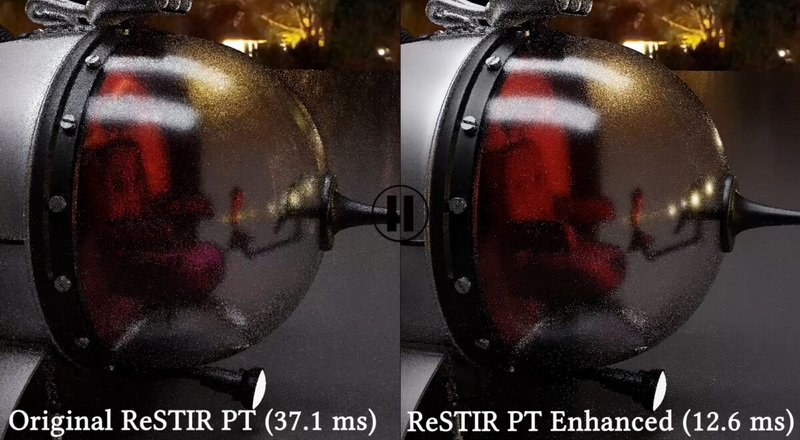 Nvidia улучшила ReSTIR: трассировка путей стала в 2&ndash;3 раза быстрее и чище