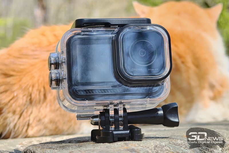 Обзор DIGMA DiCam 970: экшен-камера с очень богатой комплектацией для новичка