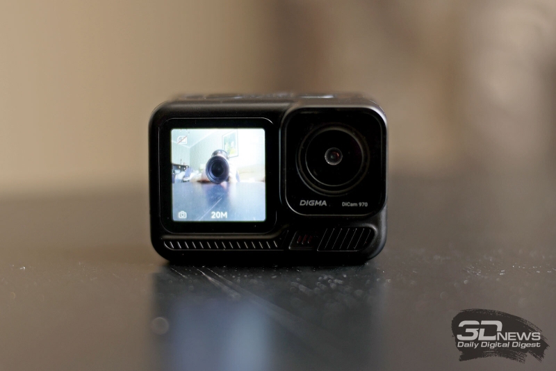 Обзор DIGMA DiCam 970: экшен-камера с очень богатой комплектацией для новичка
