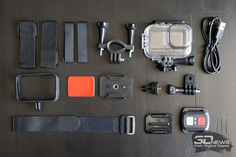 Обзор DIGMA DiCam 970: экшен-камера с очень богатой комплектацией для новичка