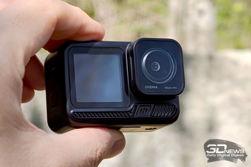 Обзор DIGMA DiCam 970: экшен-камера с очень богатой комплектацией для новичка