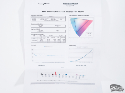 Обзор игрового OLED 4K-монитора MSI MAG 322UP QD-OLED E16: достаточный уровень