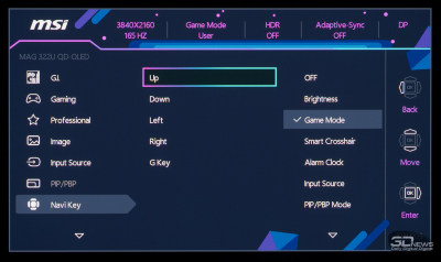 Обзор игрового OLED 4K-монитора MSI MAG 322UP QD-OLED E16: достаточный уровень