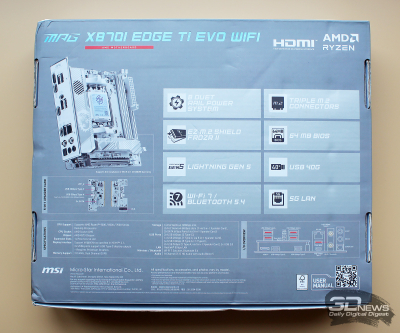 Обзор материнской платы MSI MPG X870I EDGE TI EVO WIFI WiFi: флагман в форм-факторе mini-ITX?