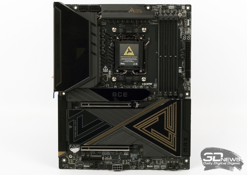 Обзор MSI MEG X870E ACE MAX: царица-мать!