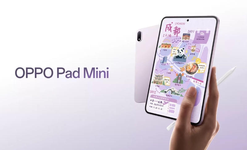 Представлен компактный планшет Oppo Pad Mini с флагманским процессором