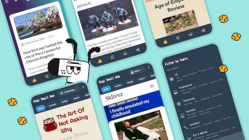 Стартап Kagi представил «Малый веб» — рукотворный каталог сайтов, созданных людьми, а не ИИ