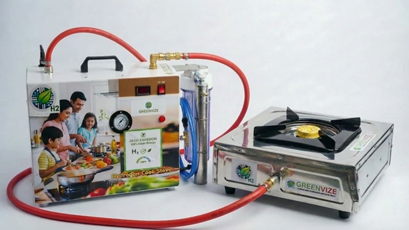 В Индии создали бытовую газовую плиту на водороде — она заправляется чистой водой