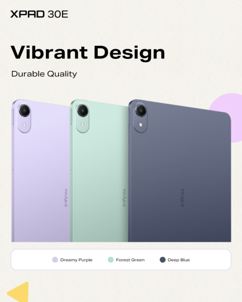 В России начались продажи планшета Infinix XPAD 30E с 11-дюймовым дисплеем и поддержкой 4G