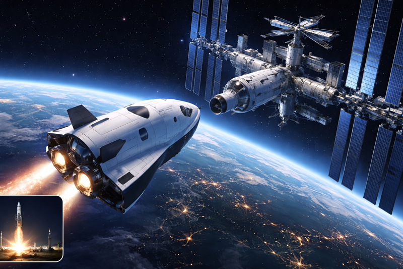 В США появилась третья компания для туристических полётов на МКС &mdash; NASA выбрало Voyager