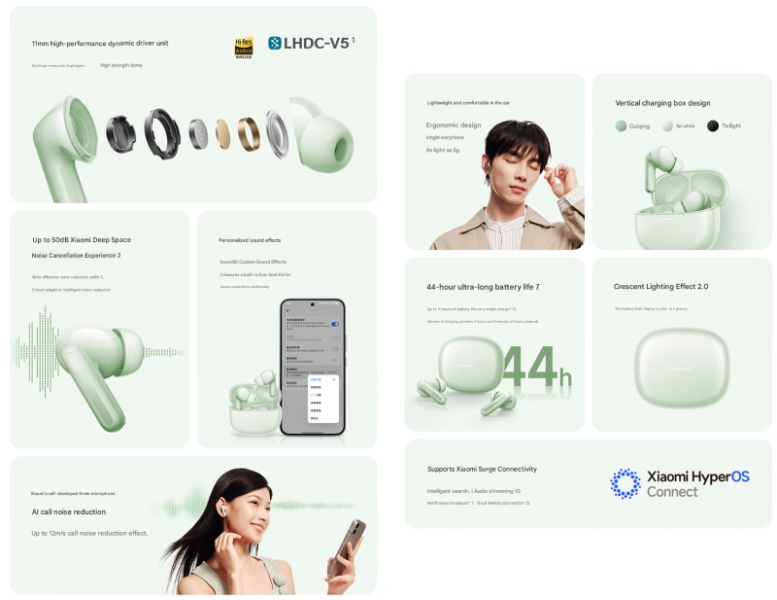 Xiaomi выпустила беспроводные наушники Redmi Buds 8 с шумоподавлением и автономностью до 44 часов за $33