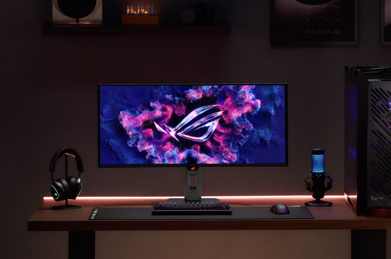Asus выпустила 12,3" портативный сенсорный монитор ROG Strix XG129C и 34" геймерский ROG Strix OLED XG34WCDMS