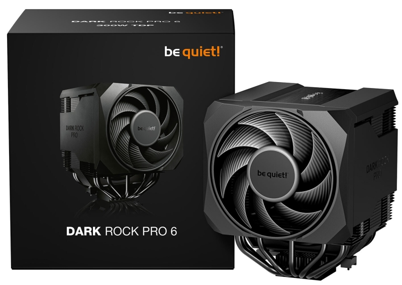 Be quiet! выпустила кулеры Dark Rock 6 и Dark Rock Pro 6 весом больше килограмма для процессоров с TDP до 300 Вт