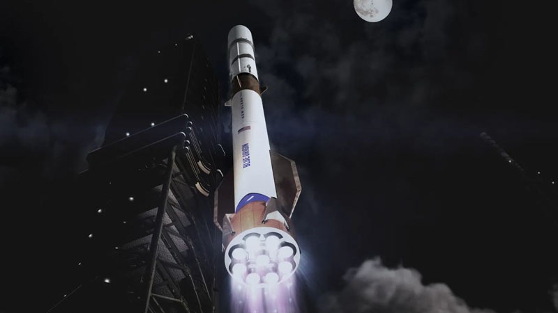 Blue Origin намерена потеснить SpaceX &mdash; в планах запускать по 100 тяжёлых ракет New Glenn в год