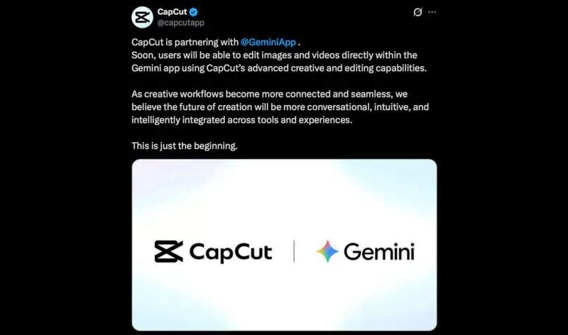 CapCut подружат с Gemini &mdash; пользователи смогут монтировать видео вообще без навыков