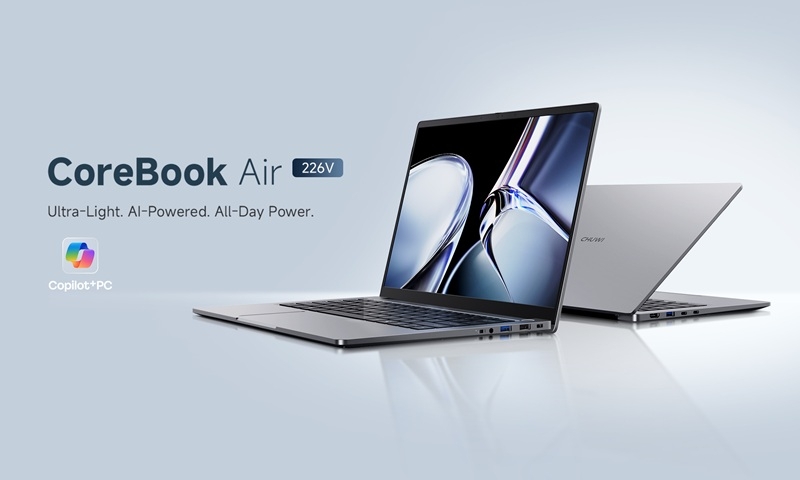Chuwi выпустила ноутбук CoreBook Air класса Copilot+ PC &mdash; с Intel Core Ultra и безоблачным ИИ