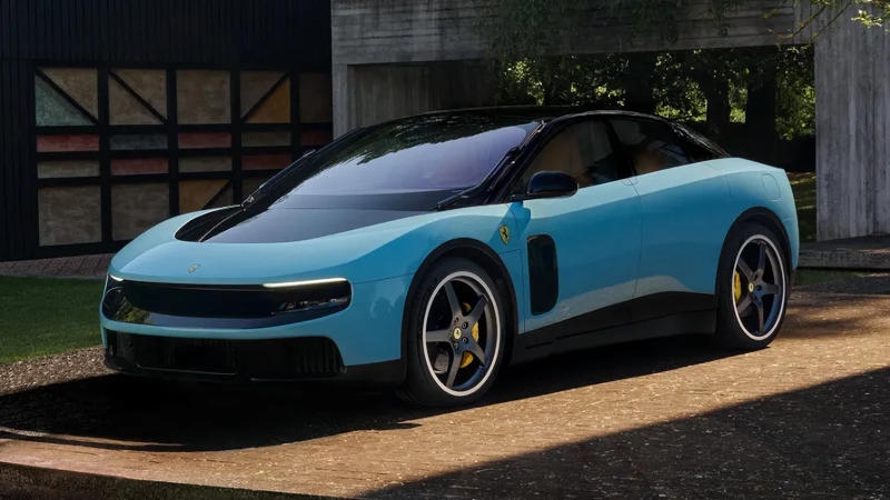 Ferrari представила свой первый электромобиль Luce &mdash; с дизайном от Джони Айва и ценой &euro;550 000