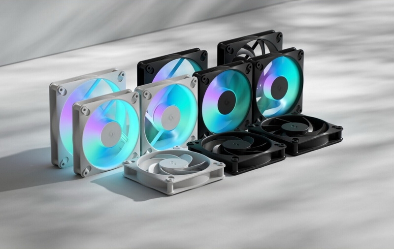 Fractal Design представила 120- и 140-мм вентиляторы Dynamic 3 с RGB-подсветкой и без