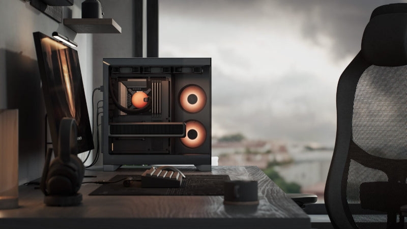 Fractal Design выпустила панорамный корпус Pop 2 Vision с двухкамерной компоновкой и реверсивными вентиляторами
