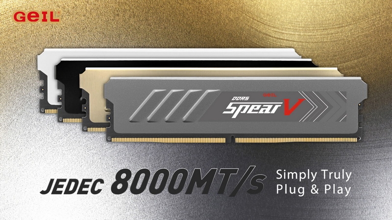 GeIL анонсировала модули DDR5, которые работают со скоростью 8000 МТ/с без разгона