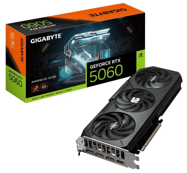 Gigabyte выпустила вторую ревизию GeForce RTX 5060 Gaming OC &mdash; она стала быстрее на 7 МГц
