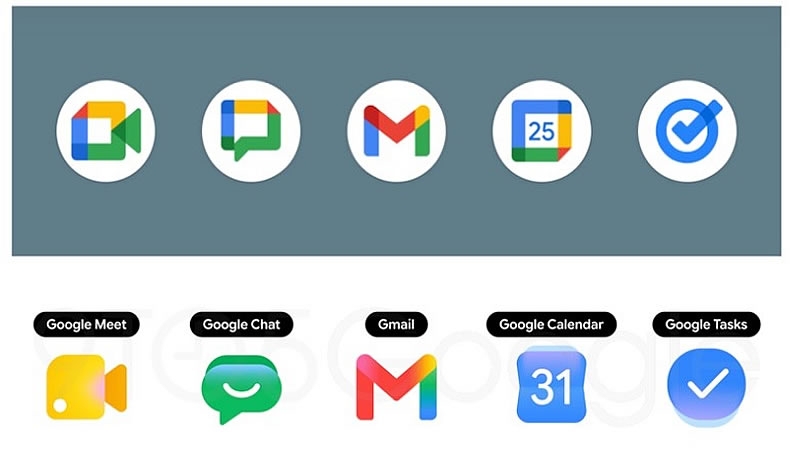 Google начала масштабное обновление иконок для своих сервисов &mdash; они станут более индивидуальными