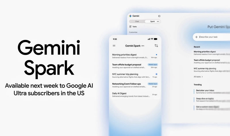 Google представила персонального ИИ-агента Gemini Spark, работающего круглосуточно