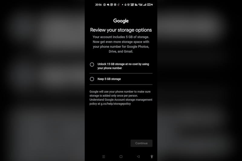 Google урезает лимиты: некоторым новым пользователям Gmail выделяют всего 5 Гбайт вместо 15 Гбайт