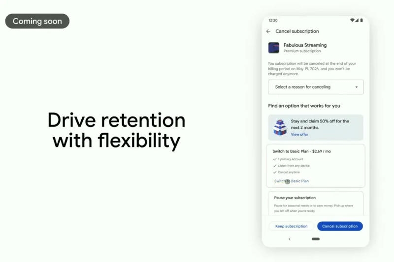 Google усложнила отмену подписок через &laquo;Play Маркет&raquo;