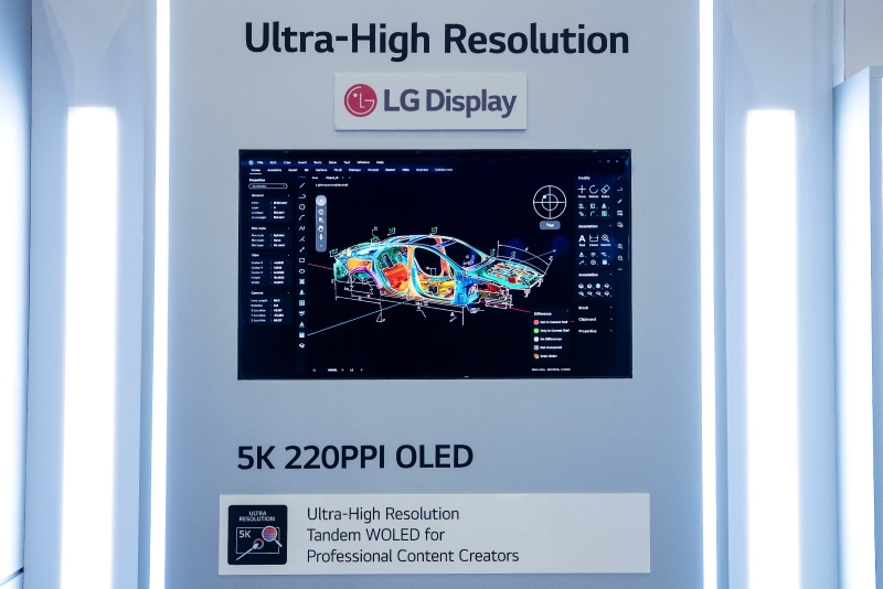 LG Display показала Tandem OLED с удвоенным сроком службы и сниженным потреблением, а также геймерский 720-Гц OLED-дисплей