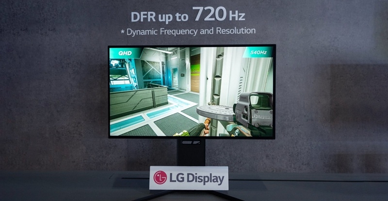 LG Display показала Tandem OLED с удвоенным сроком службы и сниженным потреблением, а также геймерский 720-Гц OLED-дисплей