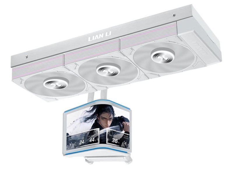 Lian Li выпустила СЖО с 6,67-дюймовым изогнутым дисплеем&nbsp;&mdash;&nbsp;HydroShift II OLED Curved 360 AIO