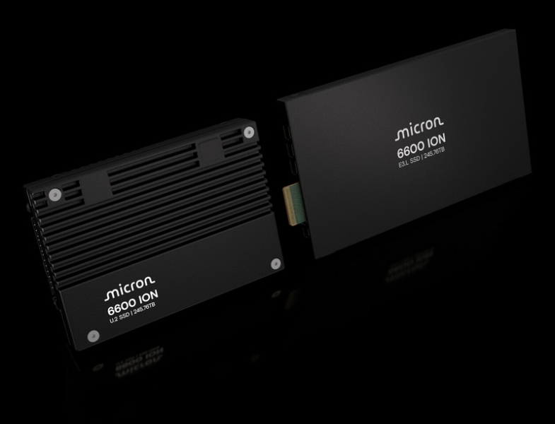 Micron выпустила первый SSD ёмкостью 245 Тбайт &mdash; Micron 6600 ION&nbsp;для центров обработки данных