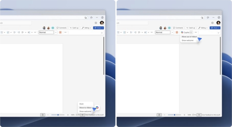 Microsoft разрешит убирать раздражающую кнопку ИИ-помощника Copilot в Word, Excel и&nbsp;PowerPoint