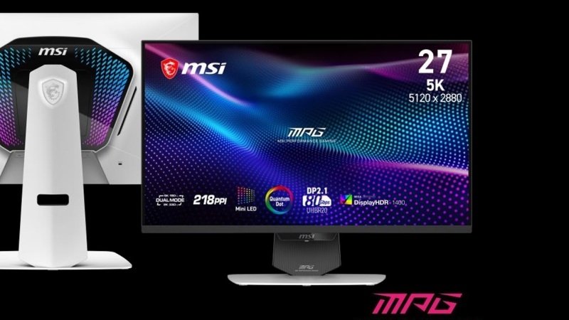 MSI представила монитор с разрешением 5K, частотой 180 Гц и подсветкой Mini LED