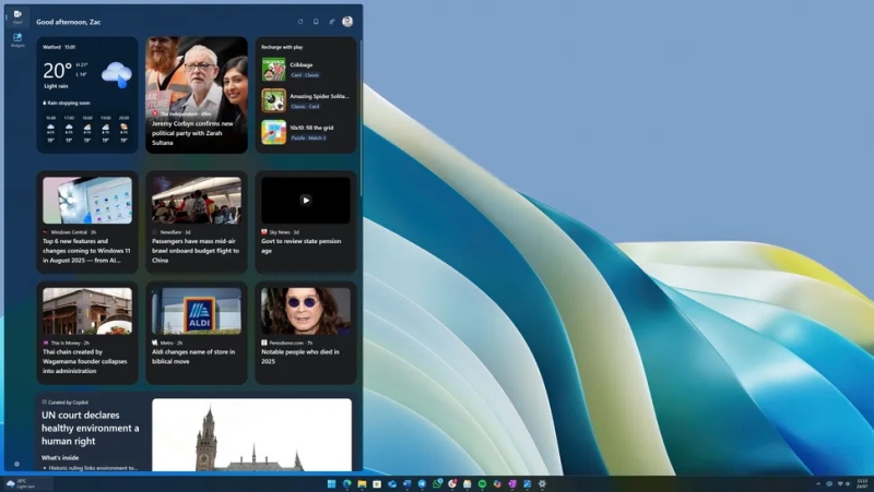 Новые сборки Windows 11 будут по умолчанию скрывать надоедливую ленту MSN