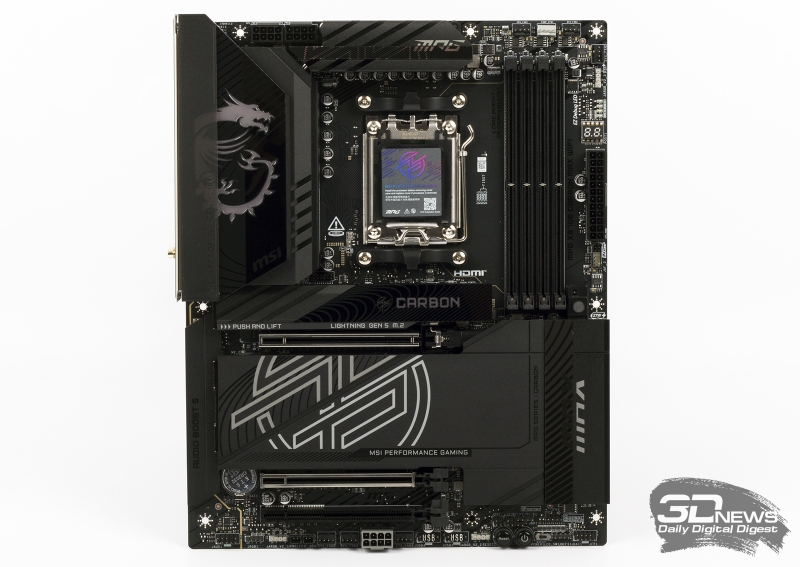 Обзор материнской платы MSI MPG X870E CARBON MAX WIFI: прокачка на максимум