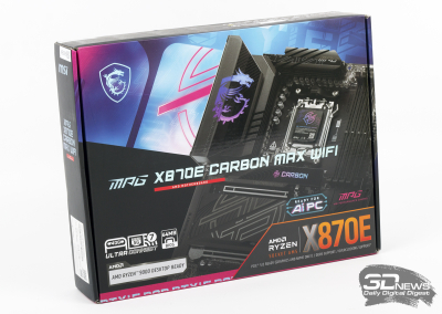Обзор материнской платы MSI MPG X870E CARBON MAX WIFI: прокачка на максимум