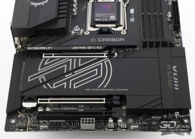 Обзор материнской платы MSI MPG X870E CARBON MAX WIFI: прокачка на максимум