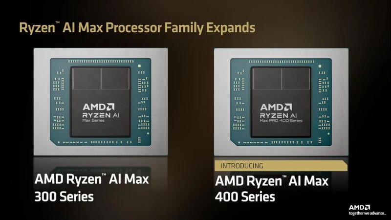 Представлены процессоры AMD Ryzen AI Max 400 &mdash; Zen 5, мощная графика и до 192 Гбайт унифицированной памяти
