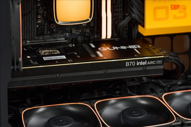 Профессиональную видеокарту Intel Arc Pro B70 протестировали в играх &mdash; на треть быстрее игровой Arc B580 и чуть похуже GeForce RTX 5060 Ti 16GB