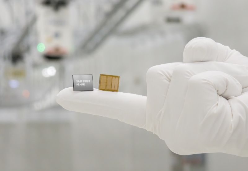 Samsung заявила, что первой начала поставки образцов передовой памяти типа HBM4E